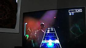 cheating with my ex while gaming, ends with big creampie 😏