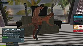 Mercedes Sucks Mr. Jones' Monster Cock for Cumshot