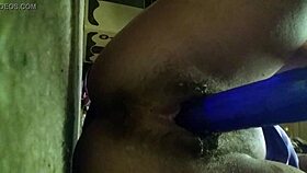 Intense mommy slut dildos her wet pussy hard with toys and fingers