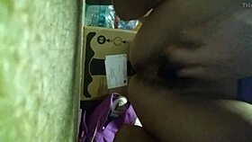 Intense mommy slut dildos her wet pussy hard with toys and fingers