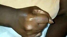 i stroked his cock with my hand until he shot his cum