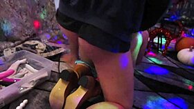 i'm the halloween cowgirl dancing dirty with my pussy for you