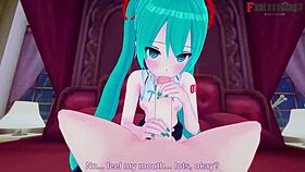 Hatsune Miku Sucking And Fucking POV Free 😍