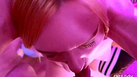 Estie Kay's thick thighs in sloppy anal