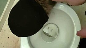 humiliation session for french slave in toilet
