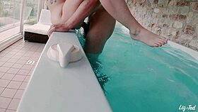 Liz and Ted enjoyed a steamy session in a private spa retreat.