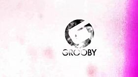 look at this curvy shemale masturbating her small cock.