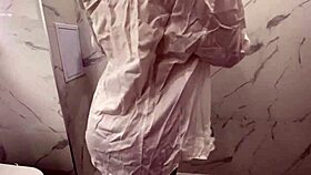 wild slut craves rough bathroom pounding