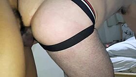 Wife At Work, Old Man Gets Bareback Fun!