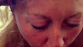 Jen Drops Down On That Hard Cock!