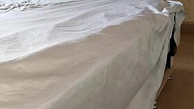 Petite girlfriend begs for fucking after work