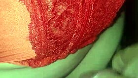 Satin Panties Overflowing with Cum