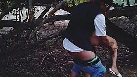 having sex with my 18-year-old girlfriend out in the field