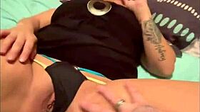 Brittany's busty tits get sucked by her husband