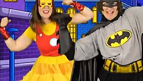 alyssa from bounce patrol in natural tits and clothed scene