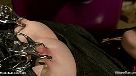 big ass lesbian bound tight and butt whipped in kinky lezdom anal session