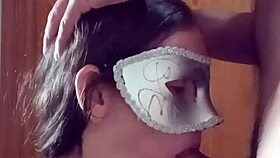 my wife surprises me after the shower with sexy sex and cum all over.