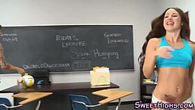 Teen Sucks Teacher's Cock! Then Fucks Him!