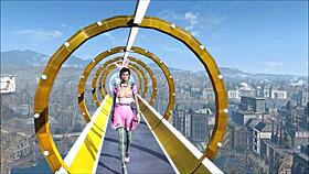 Fallout 4 showcases a dream's fashion in cute brunette 3D anime style.