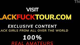 Cum here, my little ebony slut, for rough doggystyle