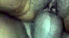 Babe intensely fucks her honey sweet pussy with a throbbing cock.