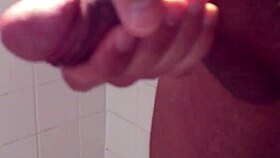 mossimo's slow motion cumshot while jacking off