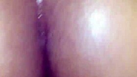 Pounding Ebony Wife's Ass In Intense Doggystyle, Bent Over And Taking It Deep