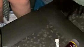 bella casada enjoying a group session in the van