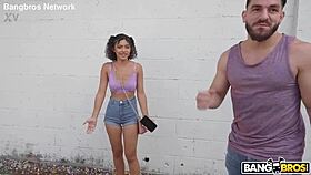 cute girl receives payment for her work