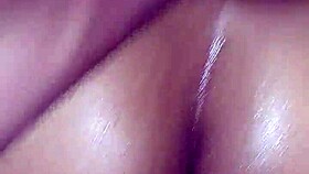 Pounding Ebony Wife's Ass In Intense Doggystyle, Bent Over And Taking It Deep