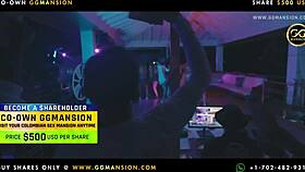 three latina girls casually sucking a dildo like it's their own big ass toy