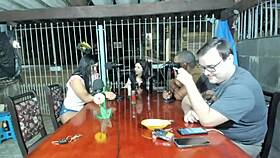 Lukas Zaad and Nicoly Mattos chatting about sex and mischief on the podcast 😜