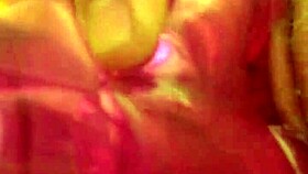 milf masterbating with dildo in her room