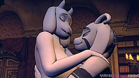 This hentai video features Toriels’ big boobs and an asshole getting a workout!