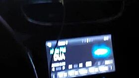 wild fucking in uber car with young guys sucking cock 😈🚗