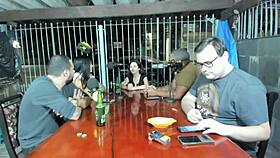 Lukas Zaad and Nicoly Mattos chatting about sex and mischief on the podcast 😜