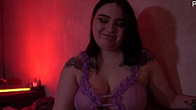 Femdom Teasing In Cage