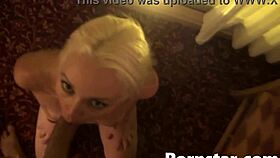 horny blonde ashley stone getting fucked in casino hotel room?