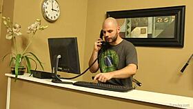 Hey, busty sara jay, lauren philips, and jay taylor milking ralph long's dick! 😏