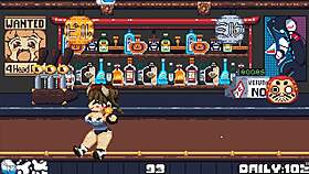 cowgirl riding in hentai game with giant boobs expansion