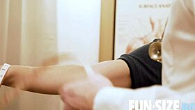 Funsizeboys hung older doctor breeds nervous young 18+ bottom bareback in gay action