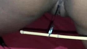 Brazilian amateurs experiment with BDSM oral and small tits