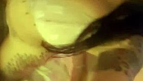 sexy puta cabrera dances wildly with big tits and tattooed ass