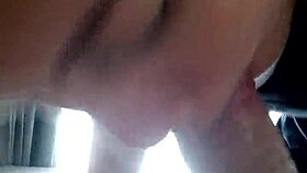 Eating her ass and cumming on tits. Brazilian amateur fucks hard.