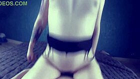 Hey, this sexy elf girl doesn't mind riding my cock in this pov scene! 😈