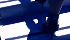 Vicky fucks in the shower with an unknown man without condom and creampie