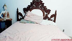 Chegou em casa bêbada e cheia de tesão, acabou fodendo o primo do marido