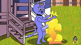 Hard fucked big butt cartoon character