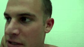 Pals Endure Hardcore Anal Hazing in the Shower During Gay Initiation Rituals.