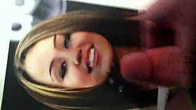 Wow! Cumming Hard All Over Miley Cyrus Right Now!